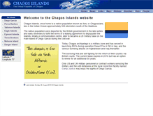 Tablet Screenshot of chagosislands.com